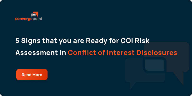 5 Signs that You are Ready for COI Risk Assessment