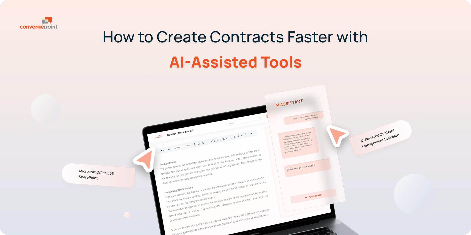 AI-assisted contract management software