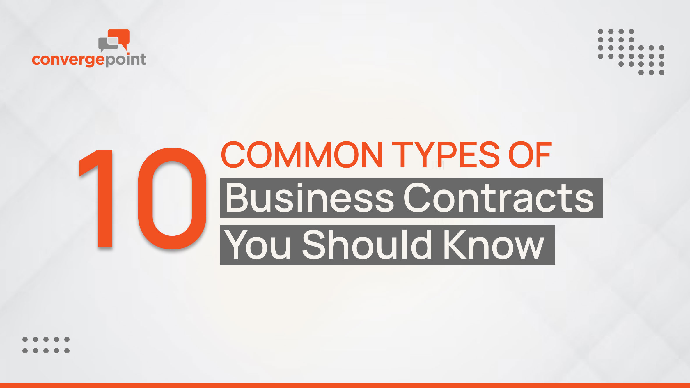 10 Common Types of Business Contracts You Should Know