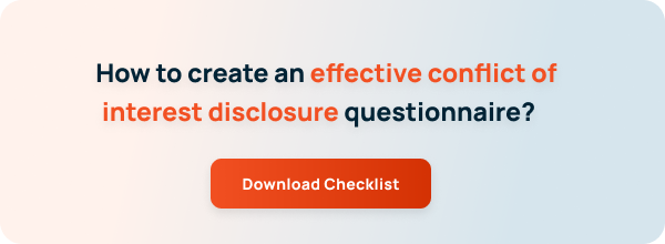 Checklist: Conflict of Interest – Creating Effective COI Questionnaires